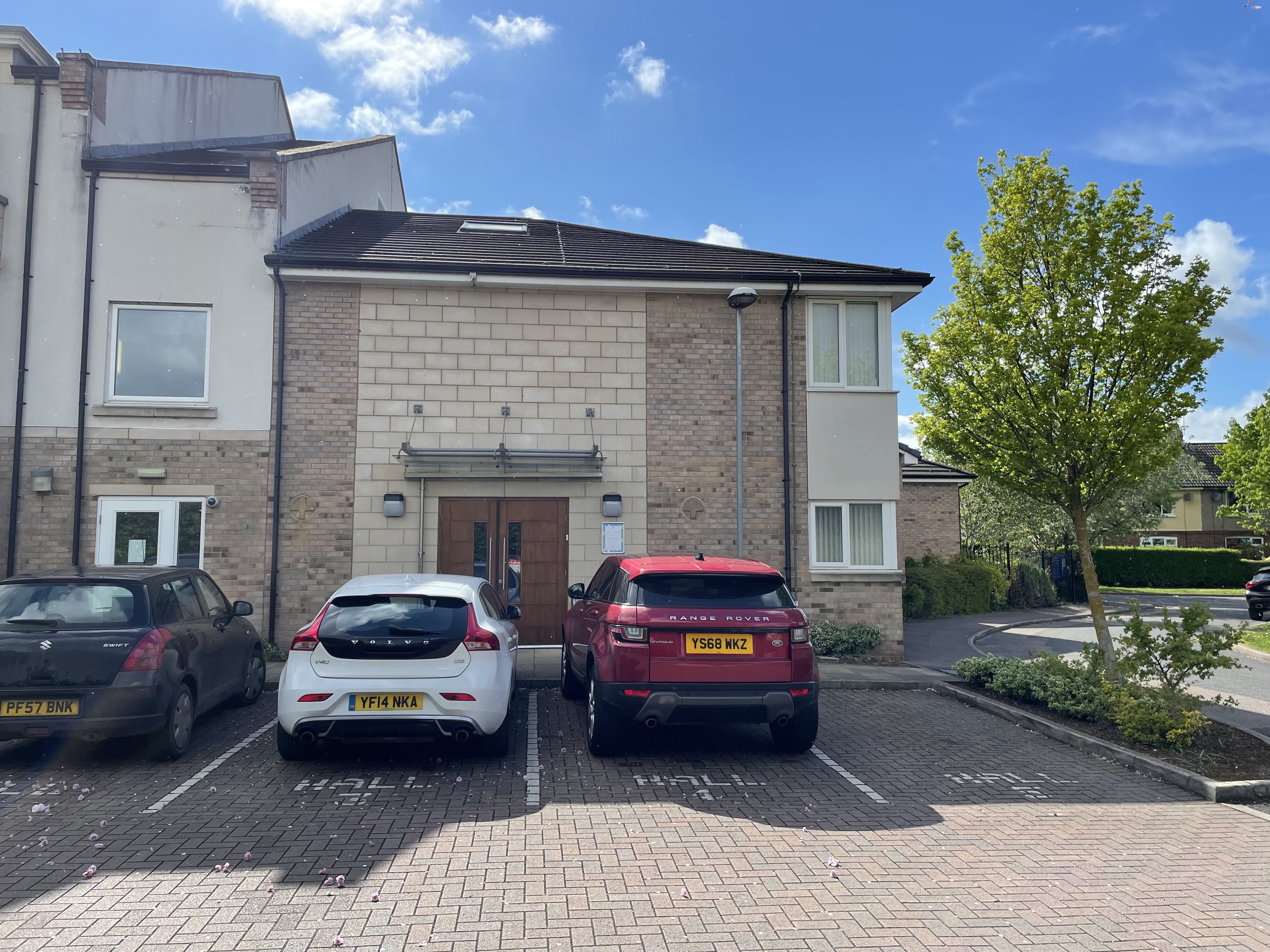 Main Entrance + Parking